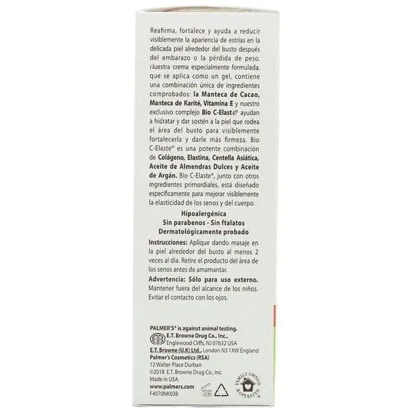 Palmer's Cocoa Butter Formula Bust Cream with Vitamin E, Shea Butter, Collagen and Elastin 130ml