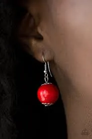 Paparazzi - Caribbean Cover Girl - Red Necklace