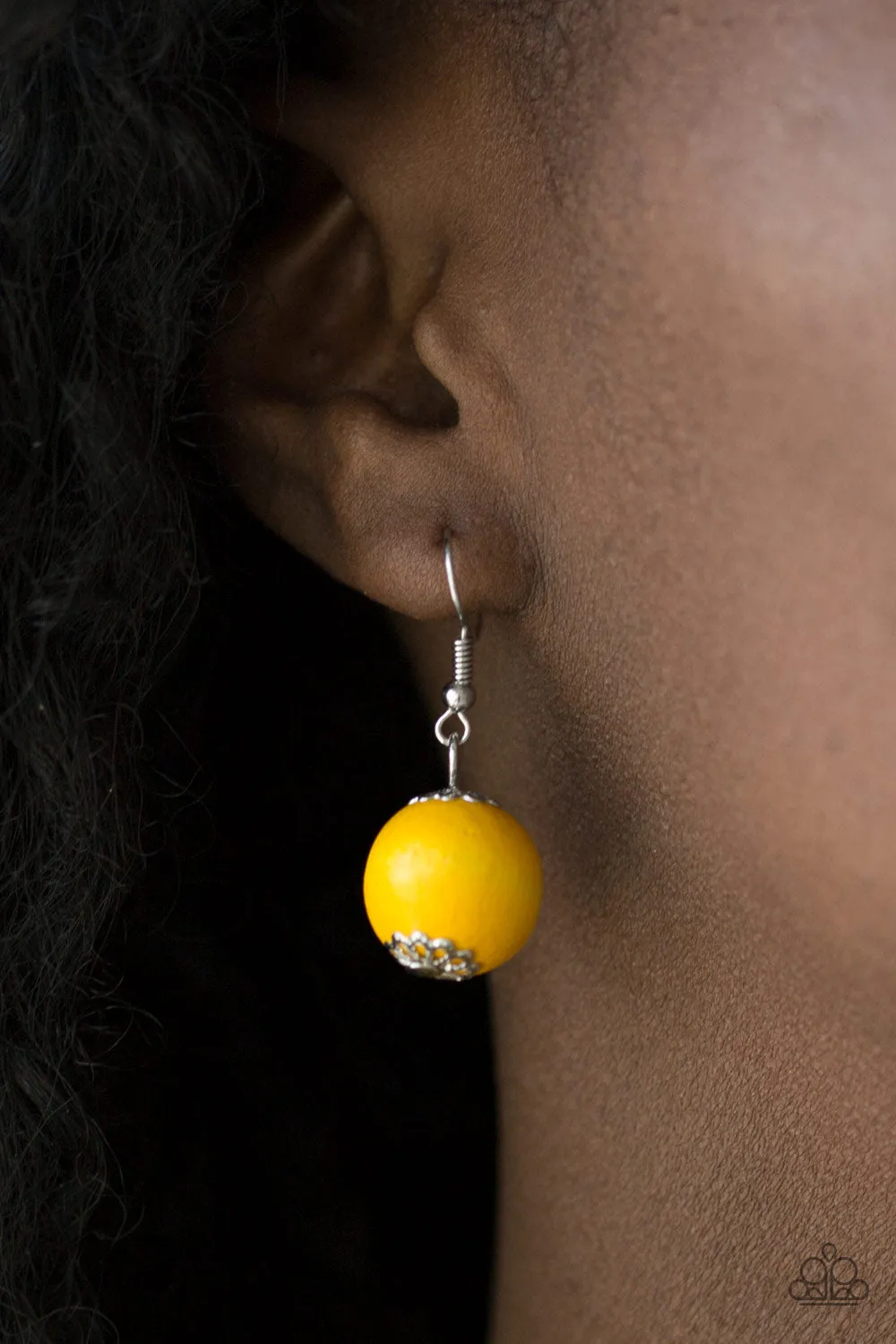 Paparazzi - Caribbean Cover Girl - Yellow Necklace