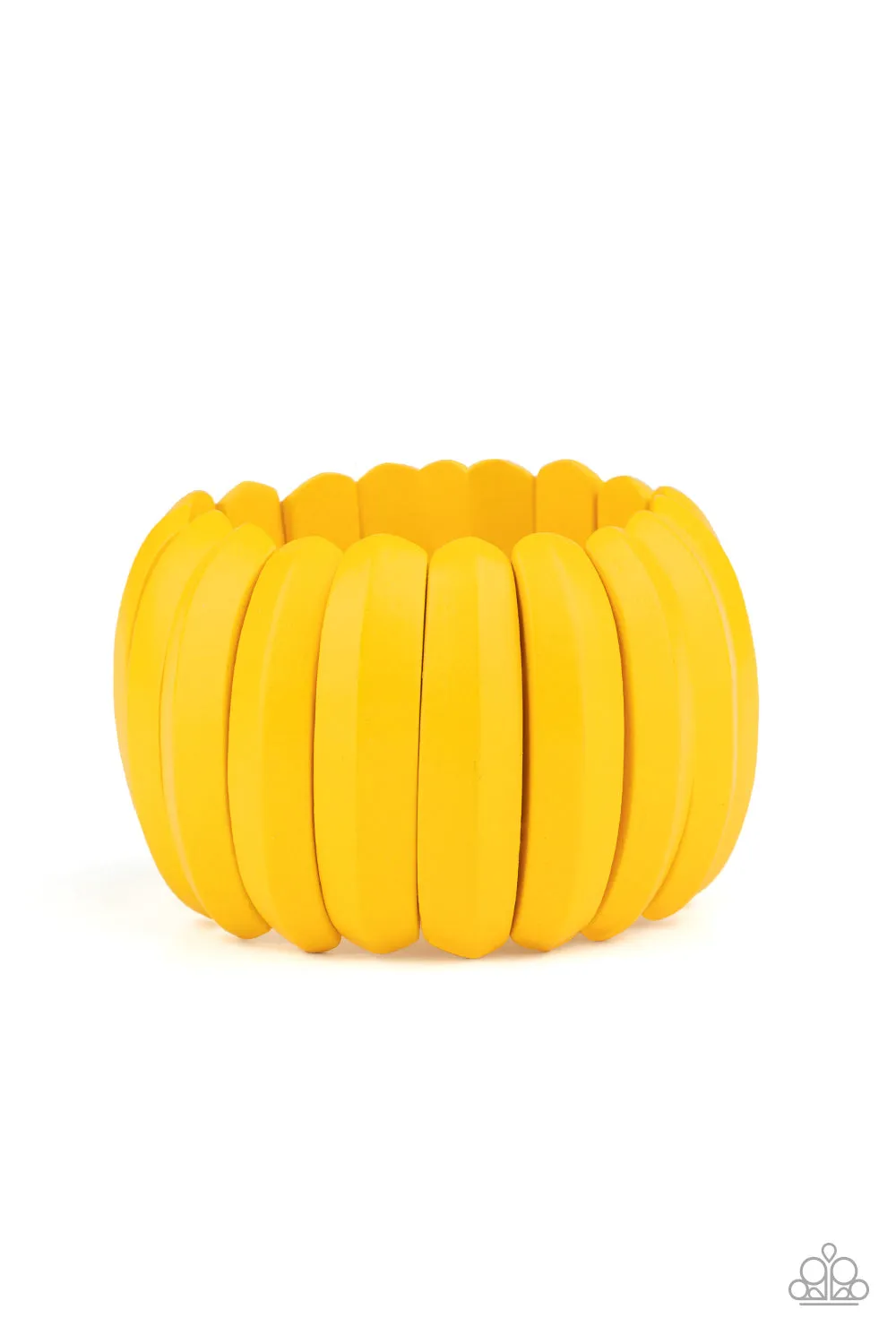 Paparazzi Colorfully Congo Bracelet Yellow