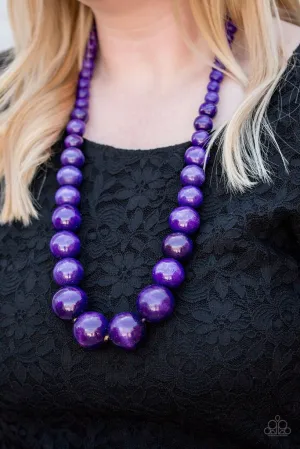 Paparazzi - Effortlessly Everglades - Purple Necklace