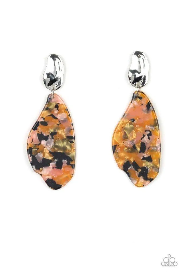 Paparazzi Fish Out Of Water Earrings Multi