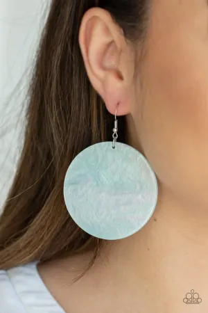 Paparazzi SEA Where It Goes Earrings Green