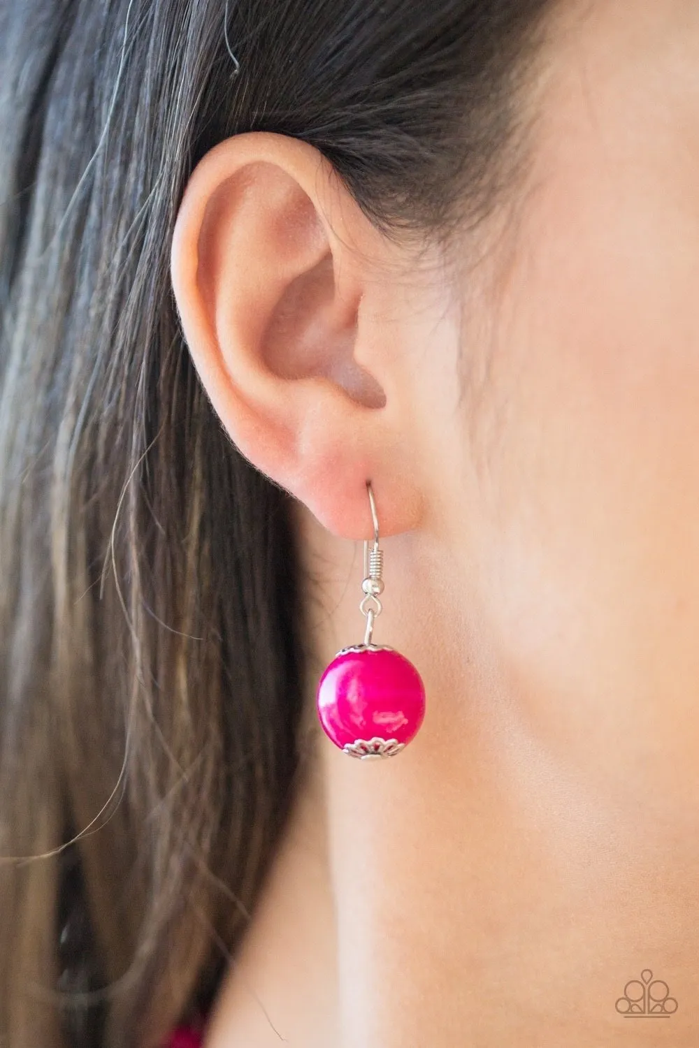 Paparazzi Tahiti Tropic - Pink Necklace