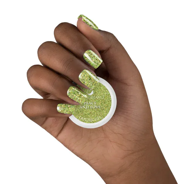 Peace and Love Glitter Gel