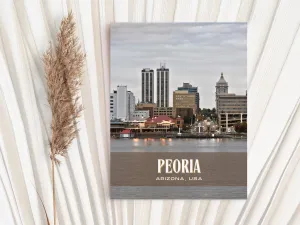 Peoria Retro Wall Art, Arizona, USA