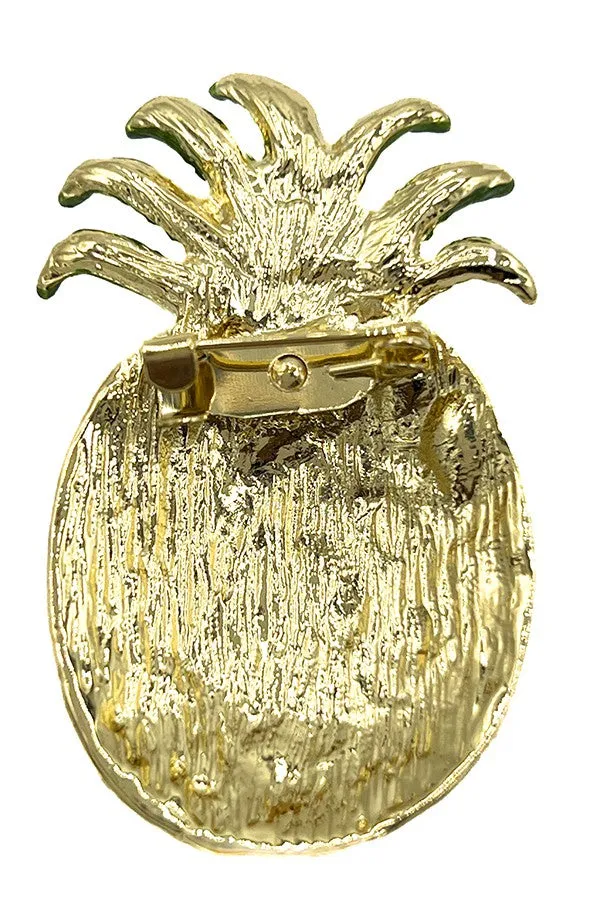 Pineapple Pearl Brooch