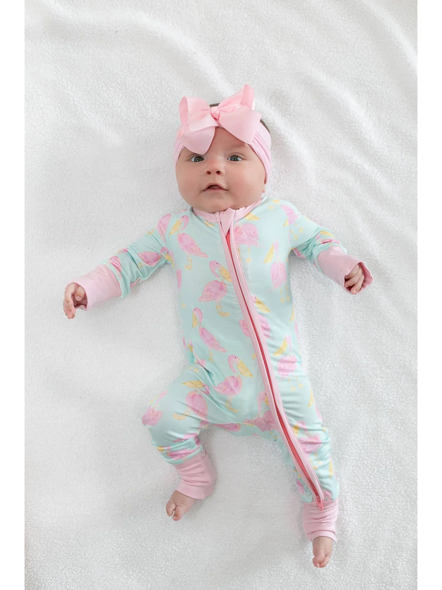 Pink Pelican Onesie