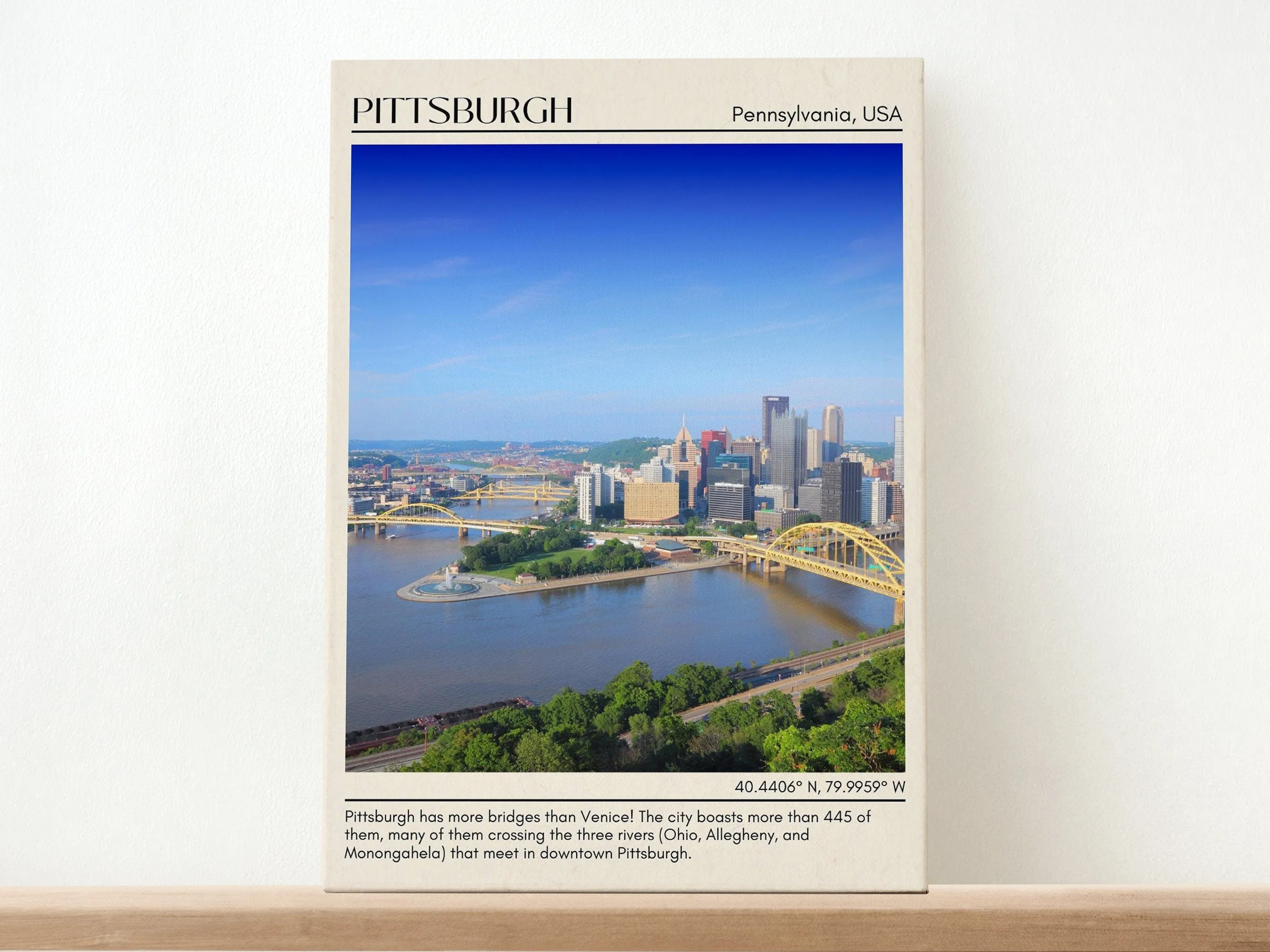 Pittsburgh Wall Art, Pennsylvania, USA
