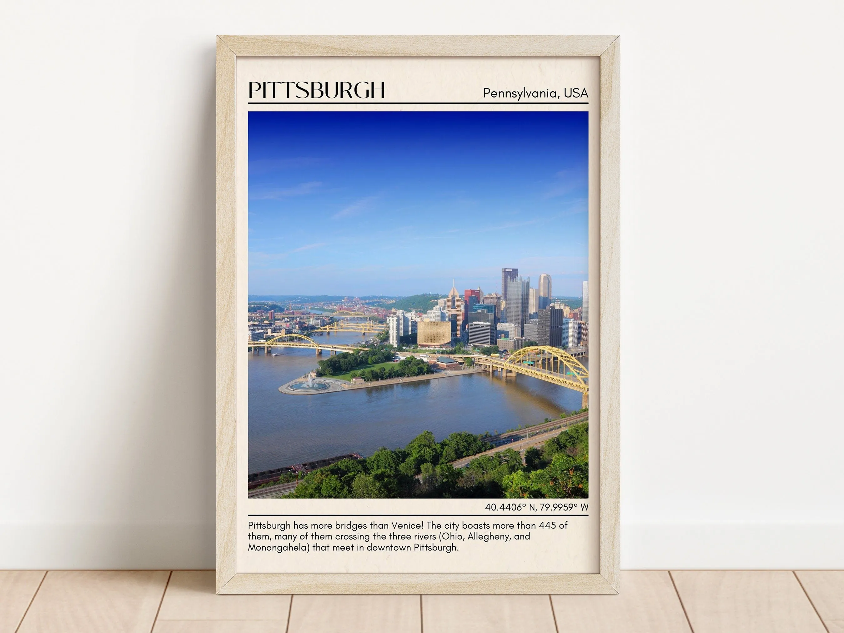 Pittsburgh Wall Art, Pennsylvania, USA