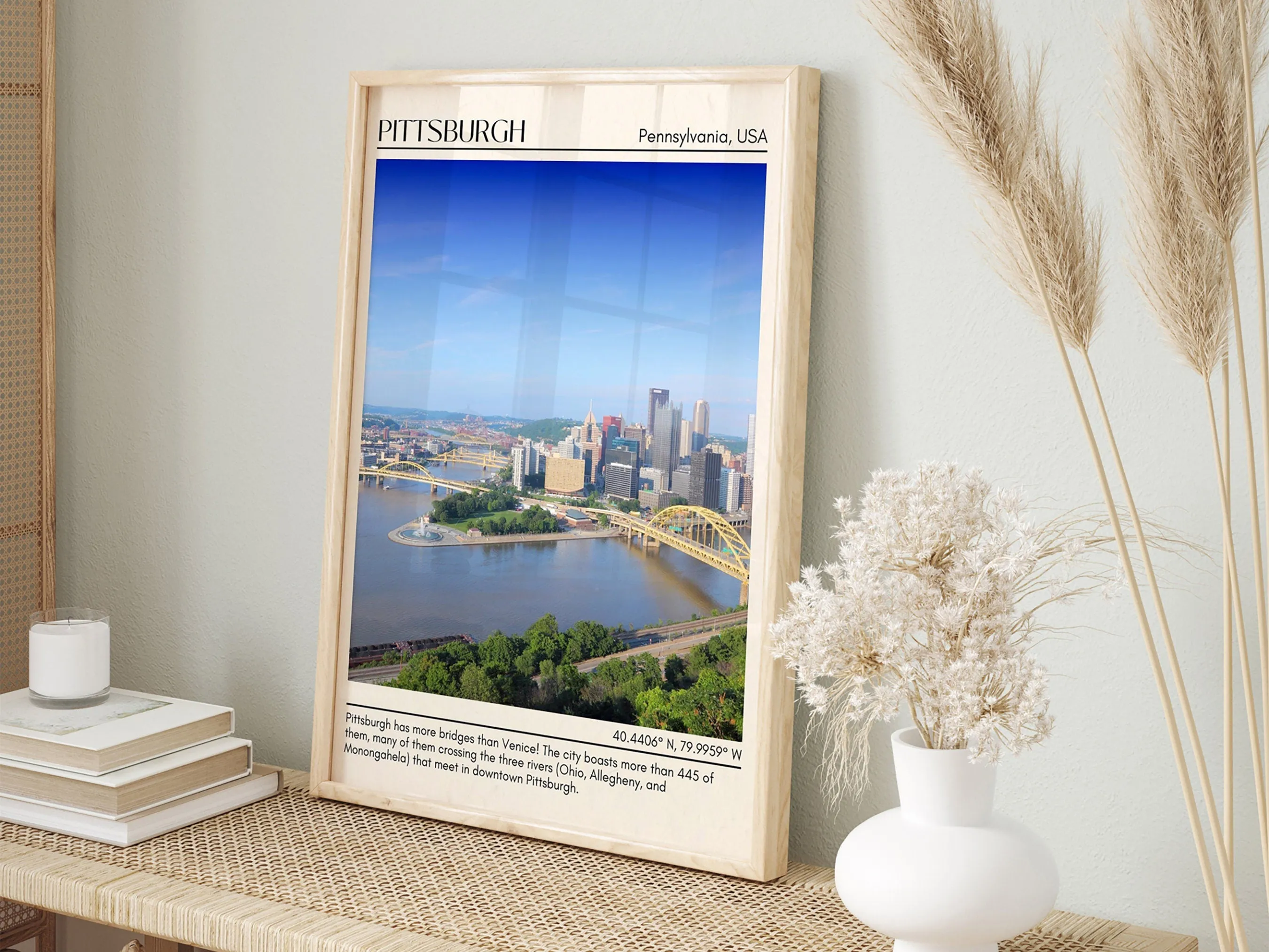 Pittsburgh Wall Art, Pennsylvania, USA