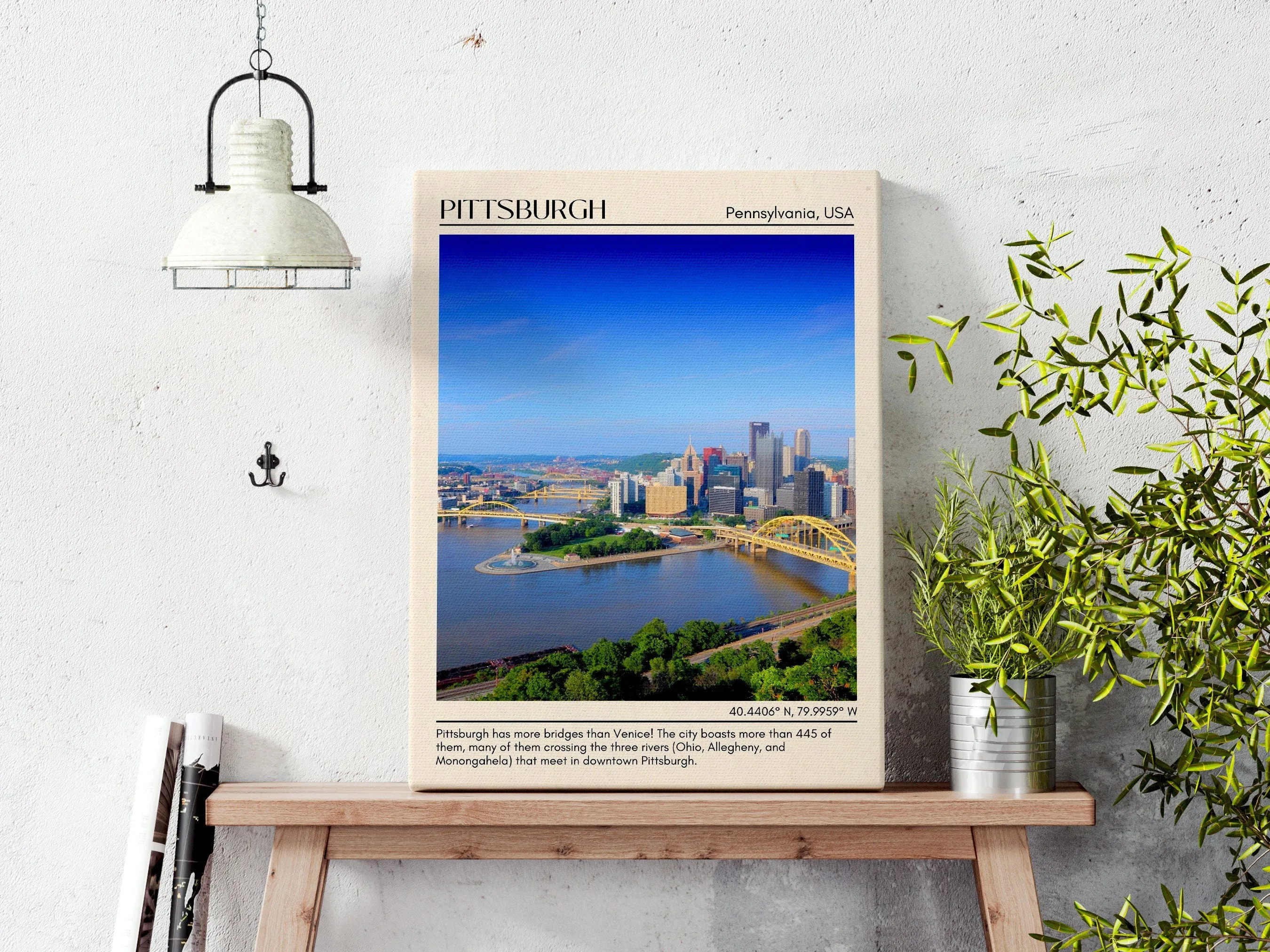 Pittsburgh Wall Art, Pennsylvania, USA