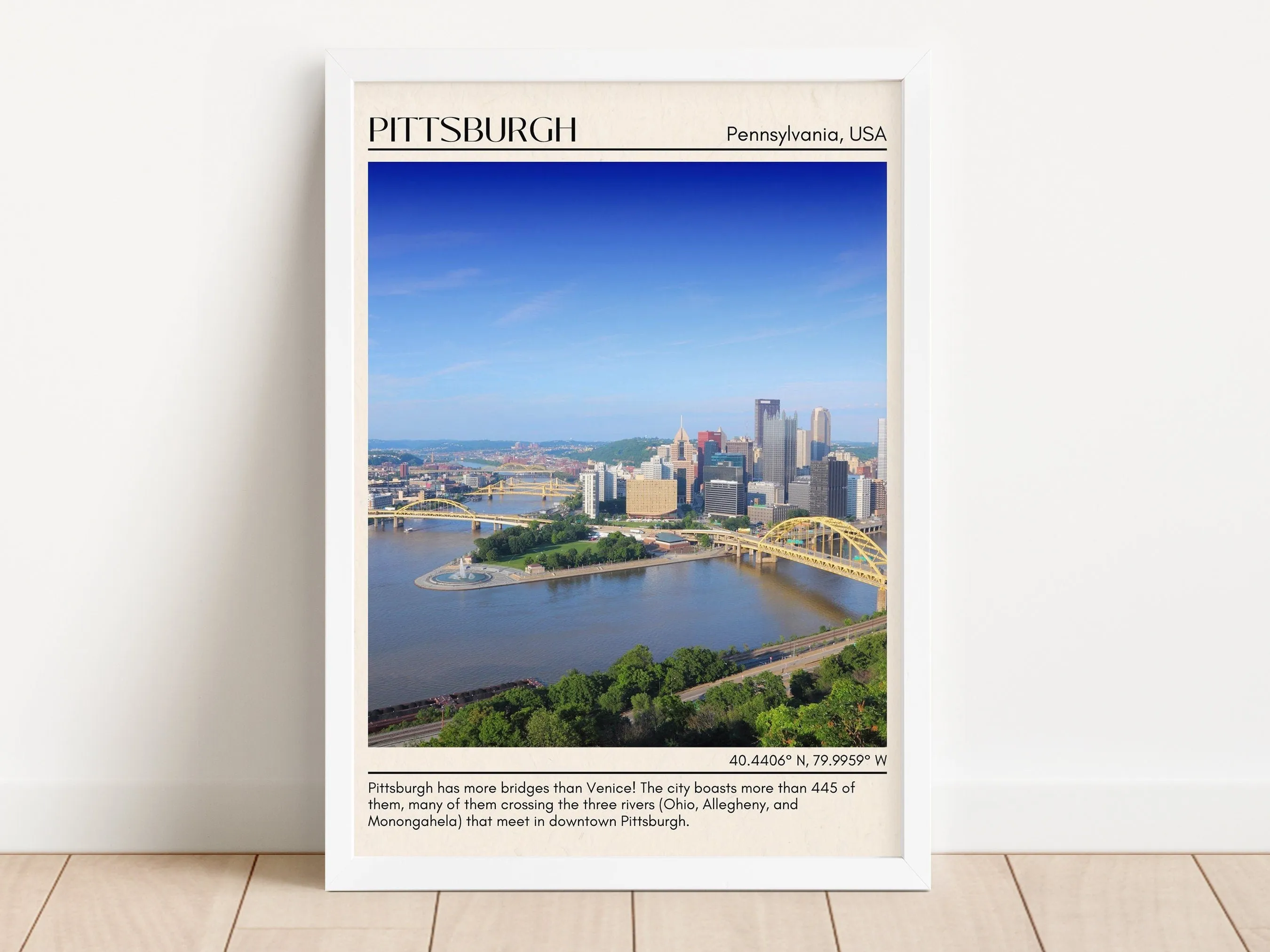 Pittsburgh Wall Art, Pennsylvania, USA