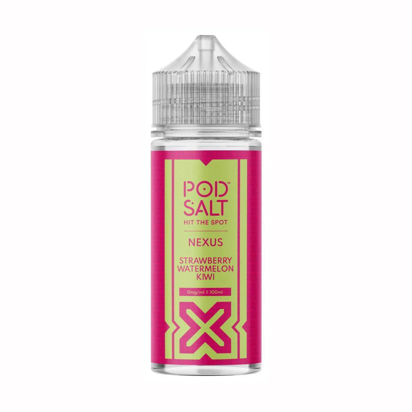POD SALT NEXUS STRAWBERRY WATERMELON KIWI 100ML SHORTFILL E-LIQUID