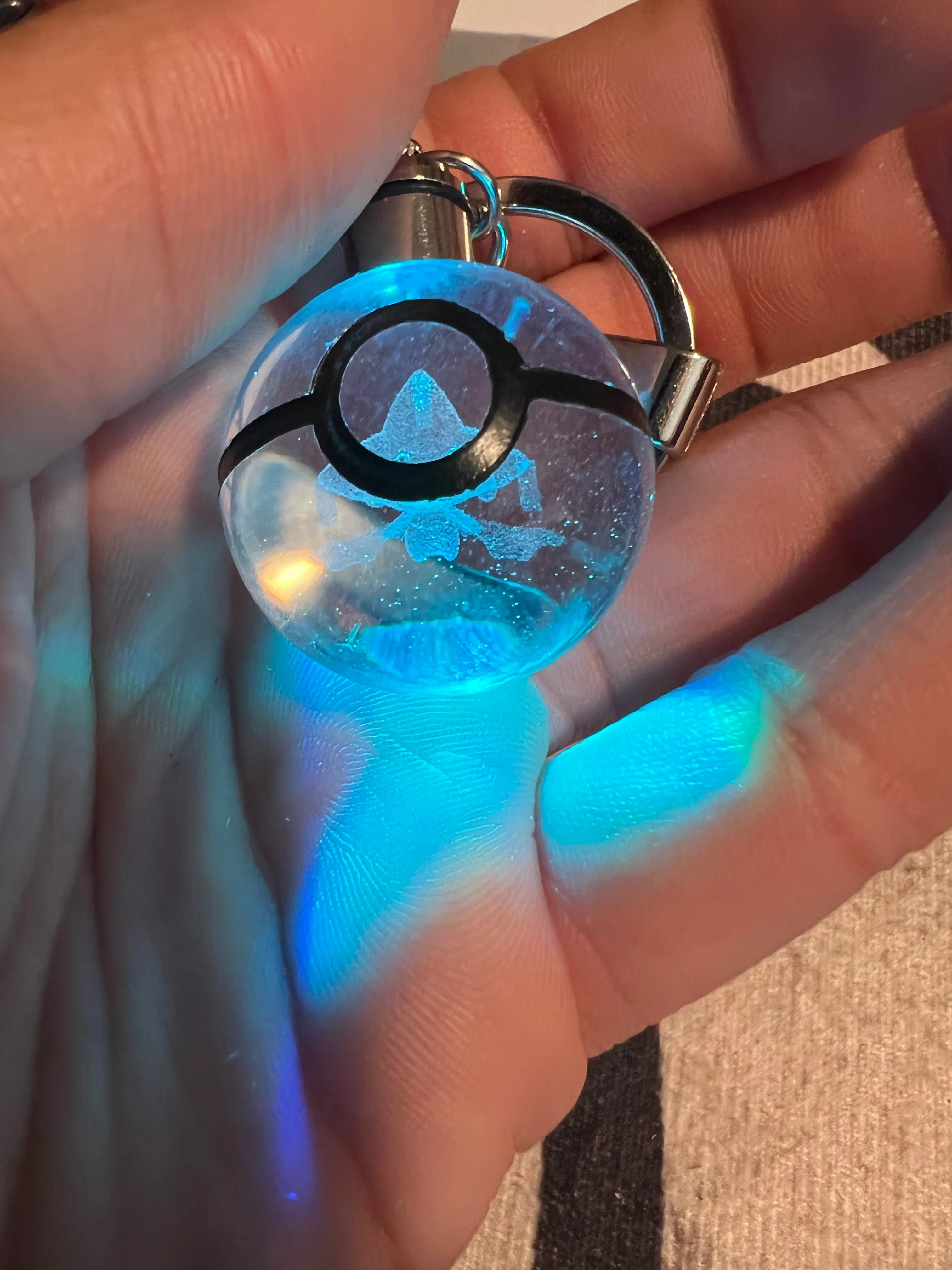Pokemon Jirachi LED Light Up Keychain