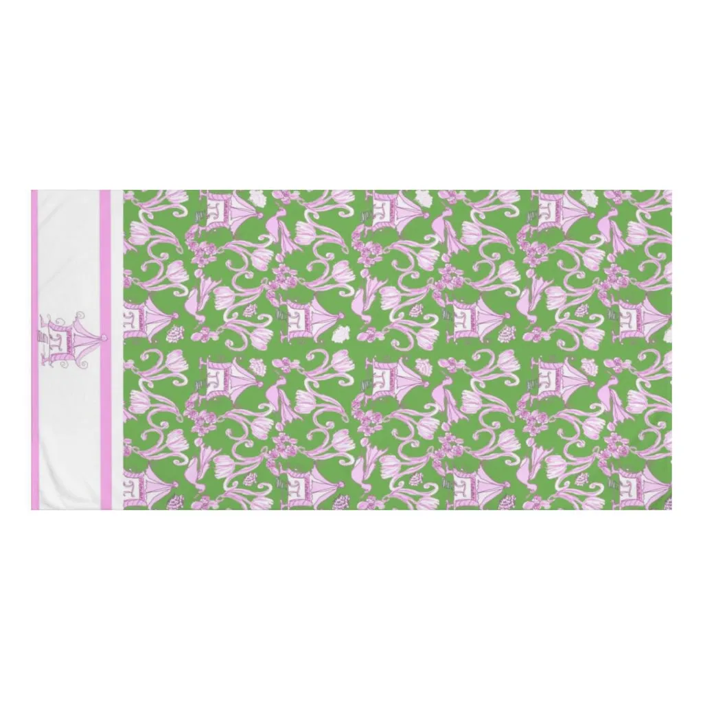 Pop 0’ Green Beach Towel