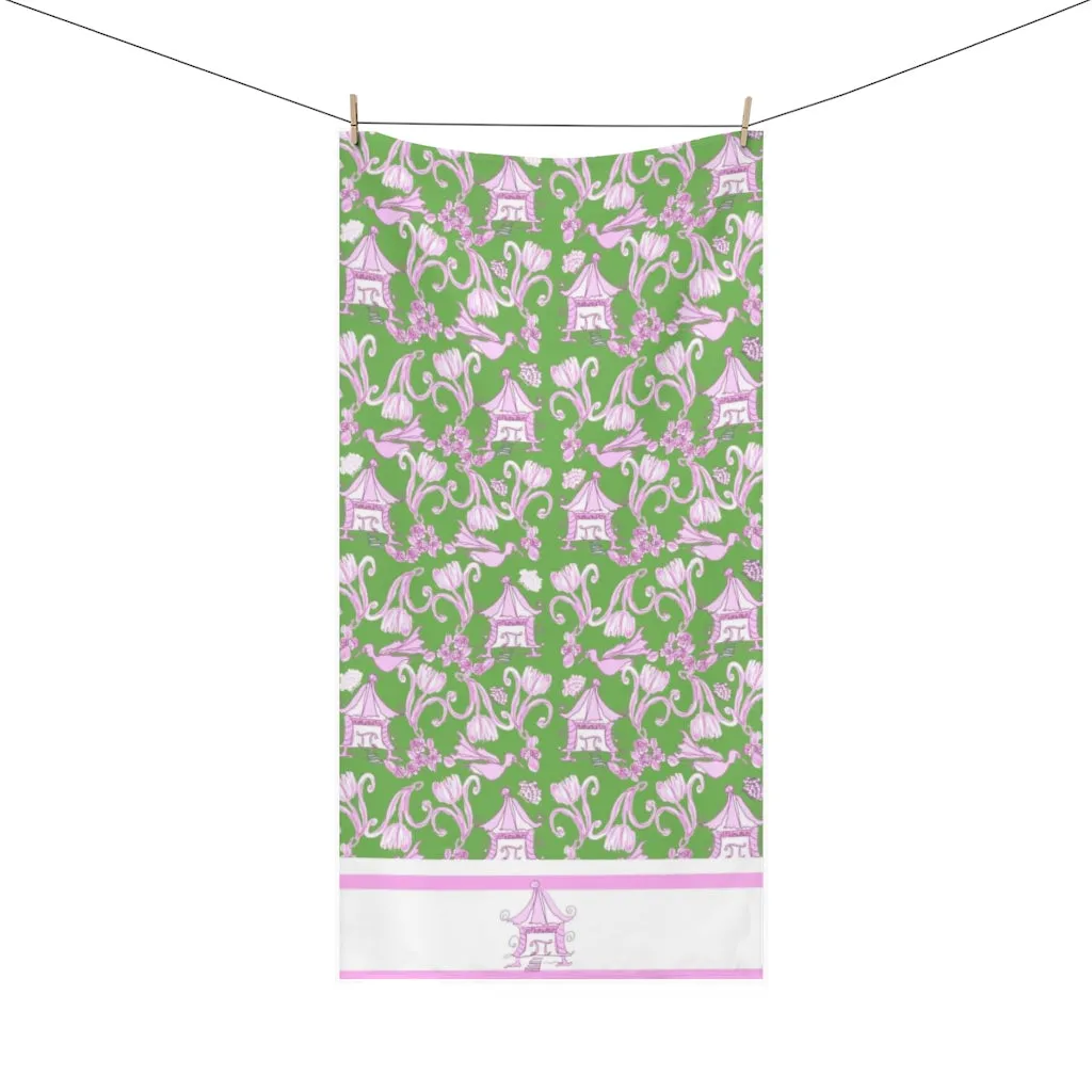 Pop 0’ Green Beach Towel