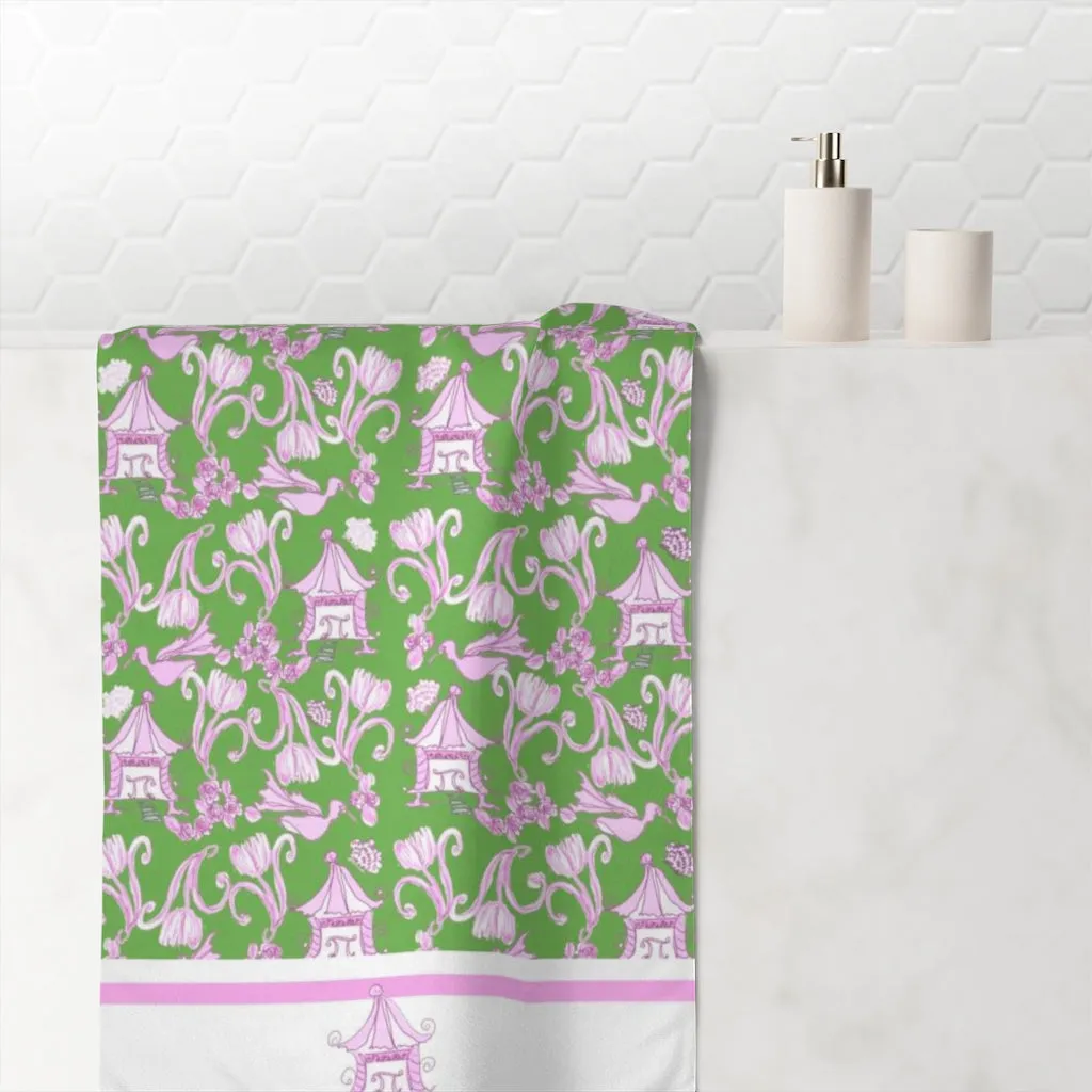 Pop 0’ Green Beach Towel