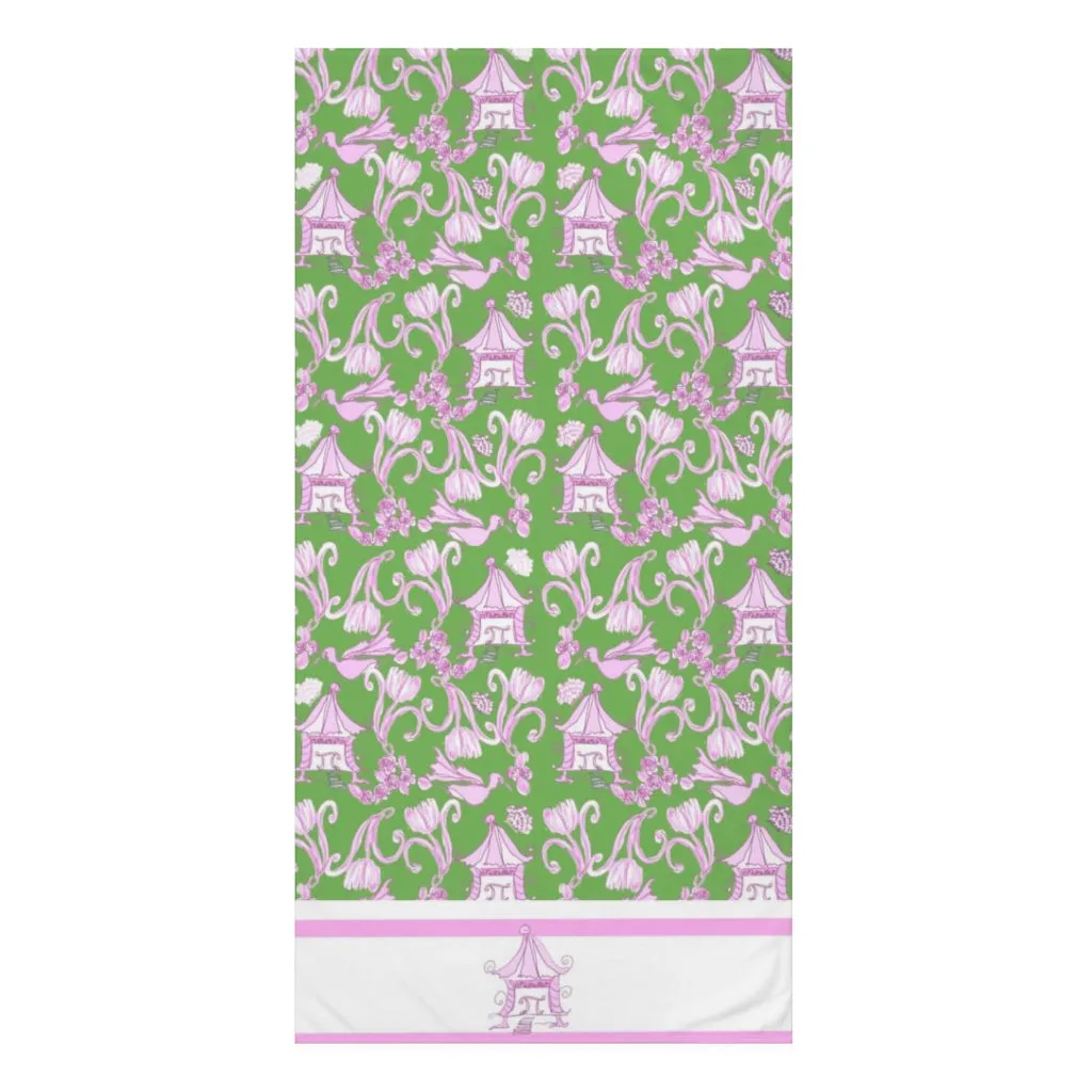 Pop 0’ Green Beach Towel