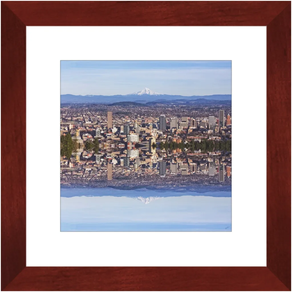 Portland, Portlandia, PDX Framed Art Print