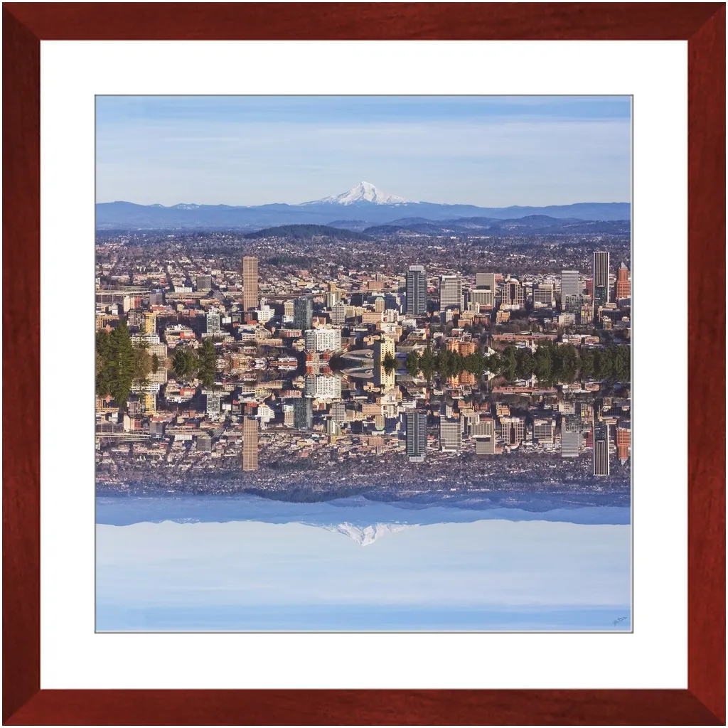Portland, Portlandia, PDX Framed Art Print