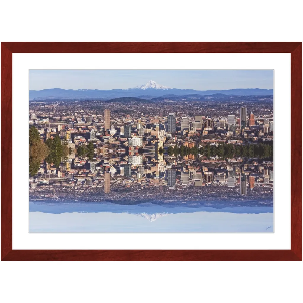 Portland, Portlandia, PDX Framed Art Print