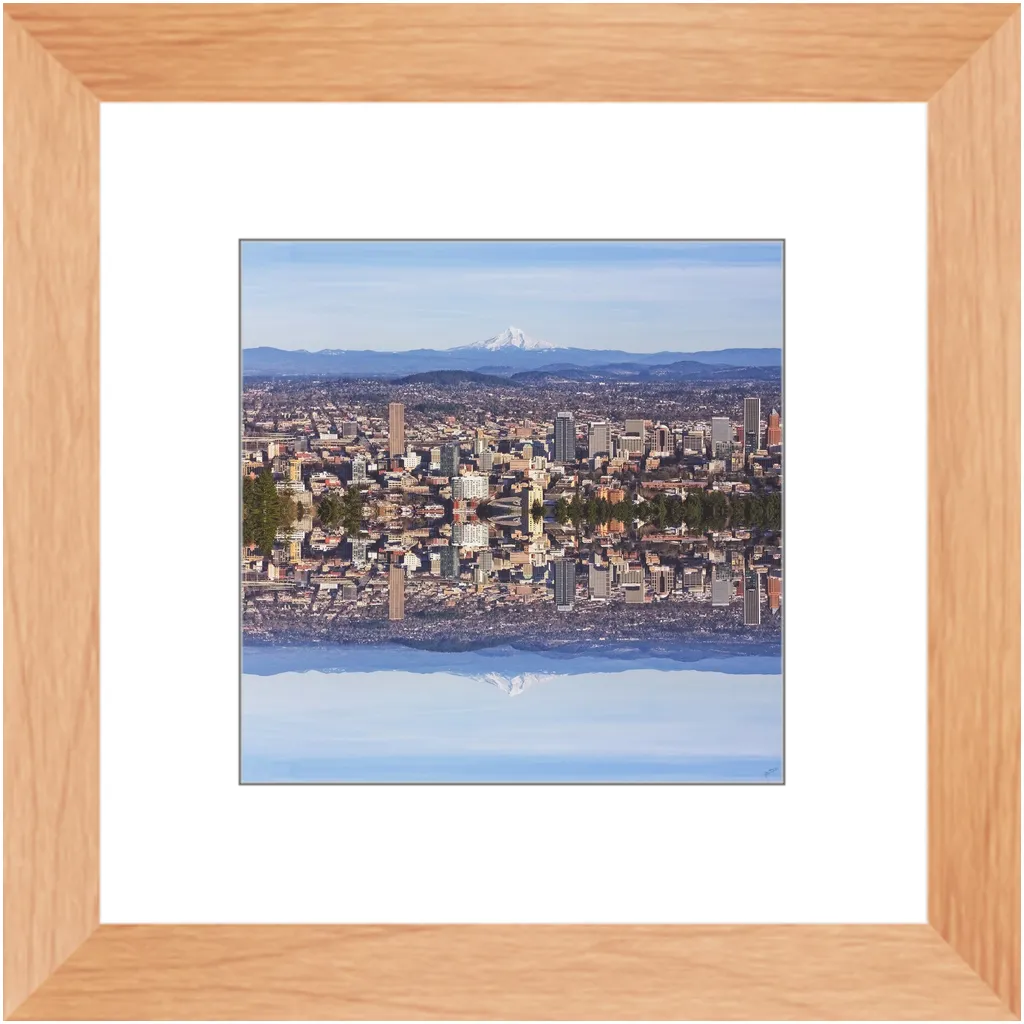 Portland, Portlandia, PDX Framed Art Print