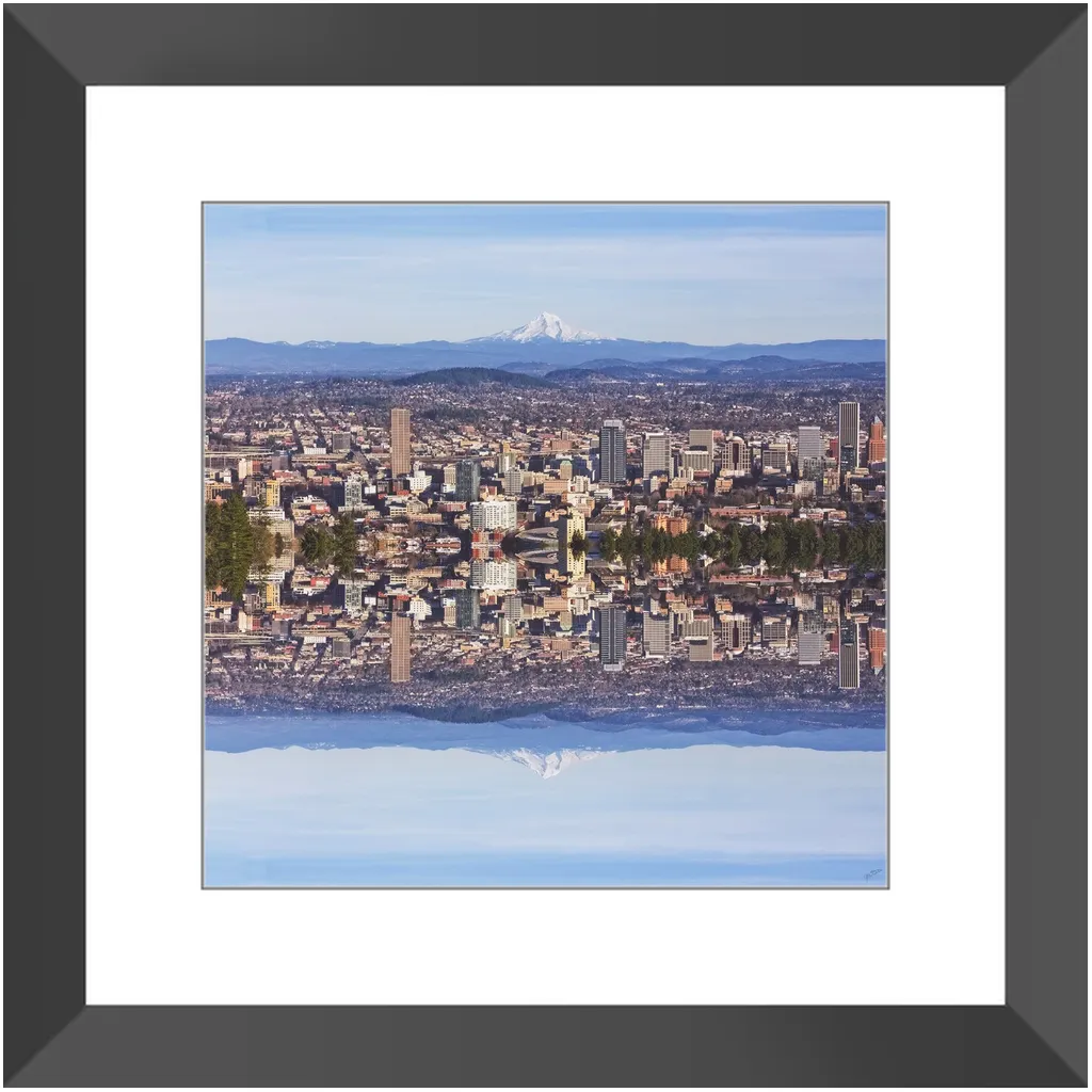 Portland, Portlandia, PDX Framed Art Print