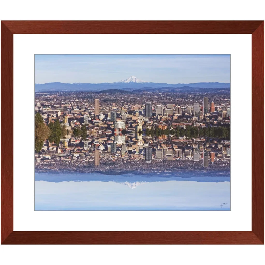Portland, Portlandia, PDX Framed Art Print
