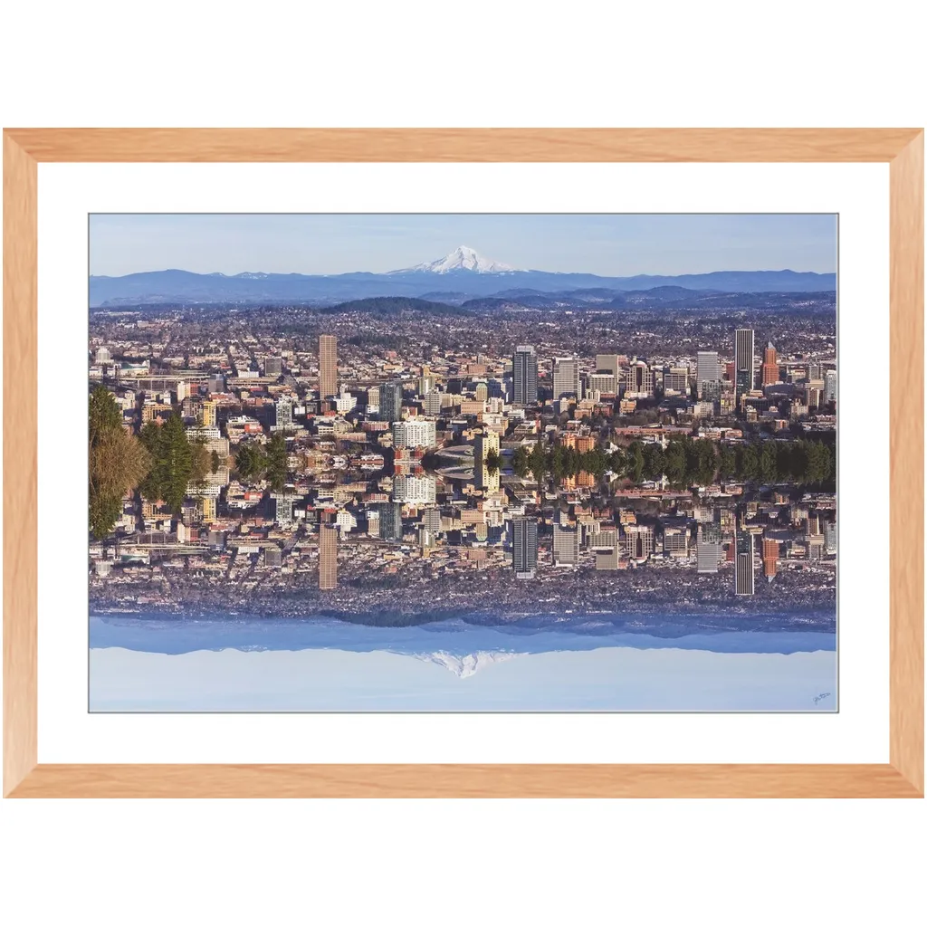 Portland, Portlandia, PDX Framed Art Print