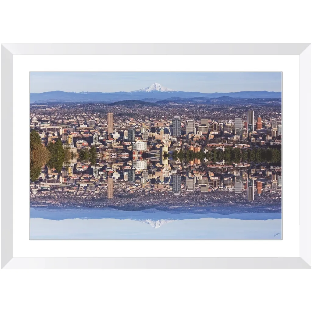 Portland, Portlandia, PDX Framed Art Print