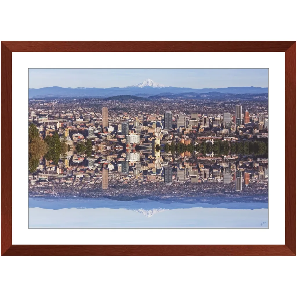 Portland, Portlandia, PDX Framed Art Print