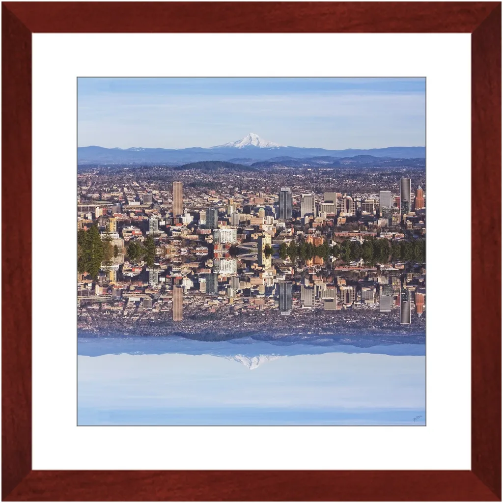 Portland, Portlandia, PDX Framed Art Print