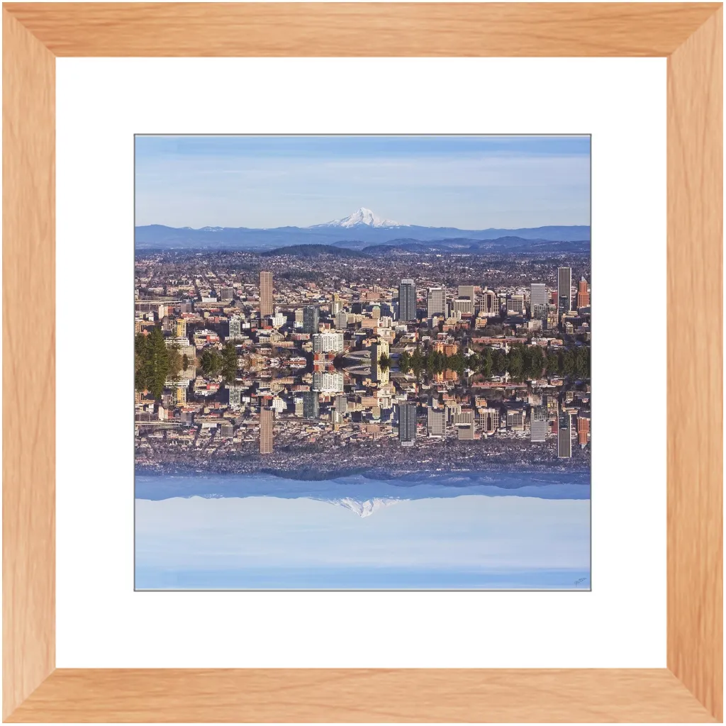 Portland, Portlandia, PDX Framed Art Print
