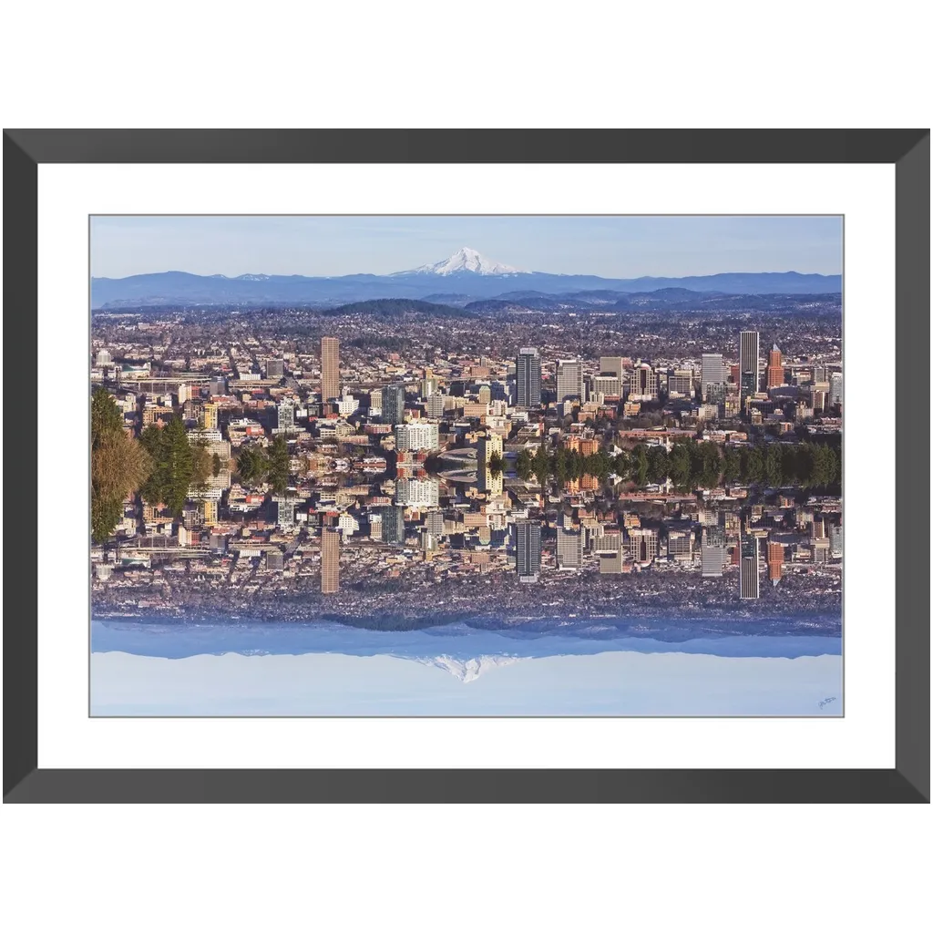 Portland, Portlandia, PDX Framed Art Print