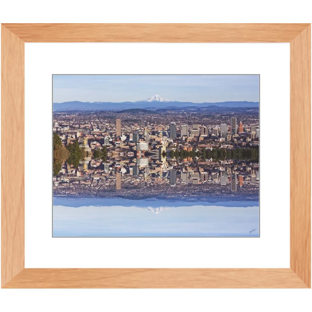 Portland, Portlandia, PDX Framed Art Print