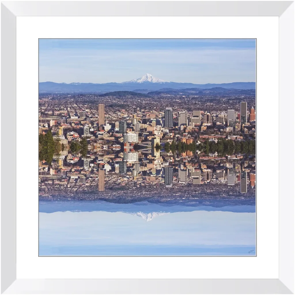 Portland, Portlandia, PDX Framed Art Print