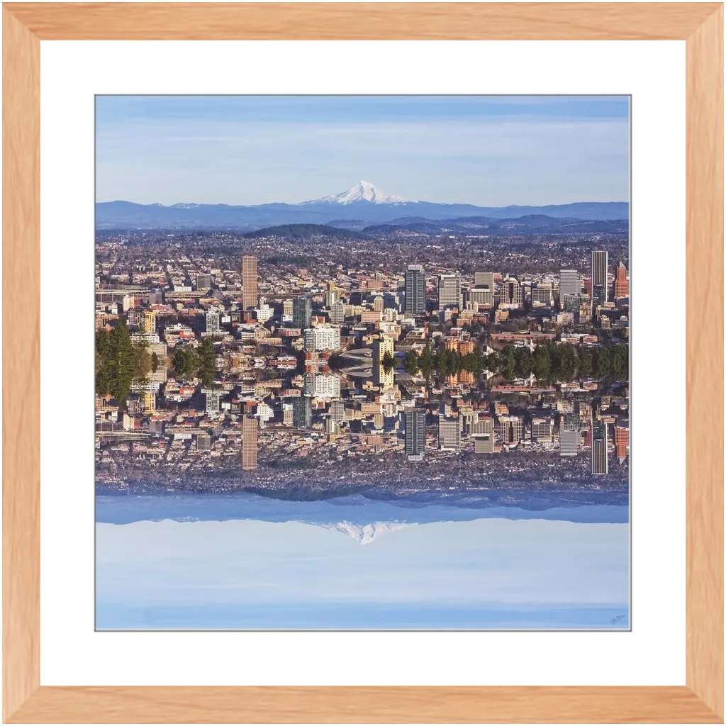 Portland, Portlandia, PDX Framed Art Print