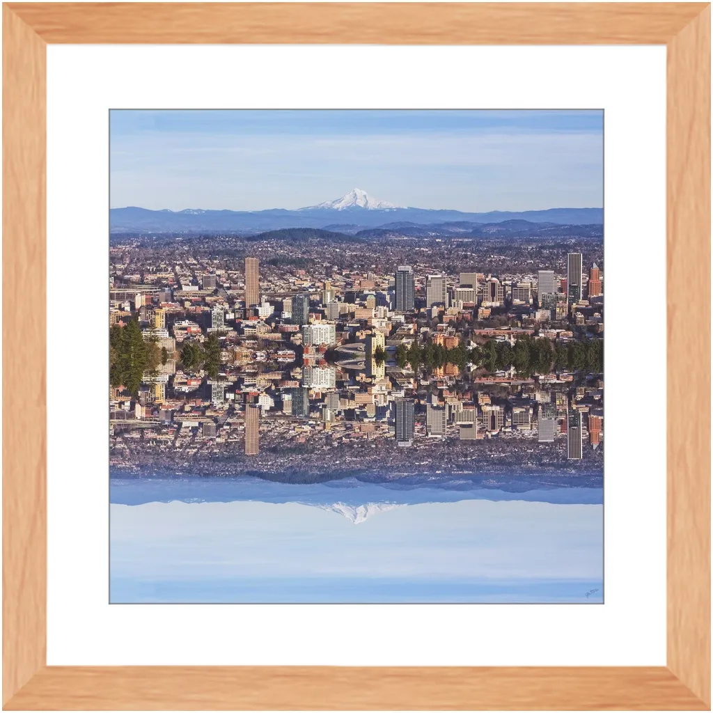 Portland, Portlandia, PDX Framed Art Print