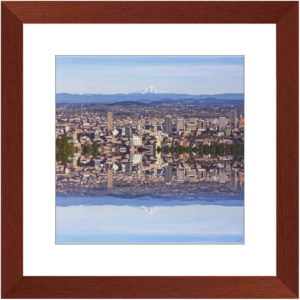 Portland, Portlandia, PDX Framed Art Print