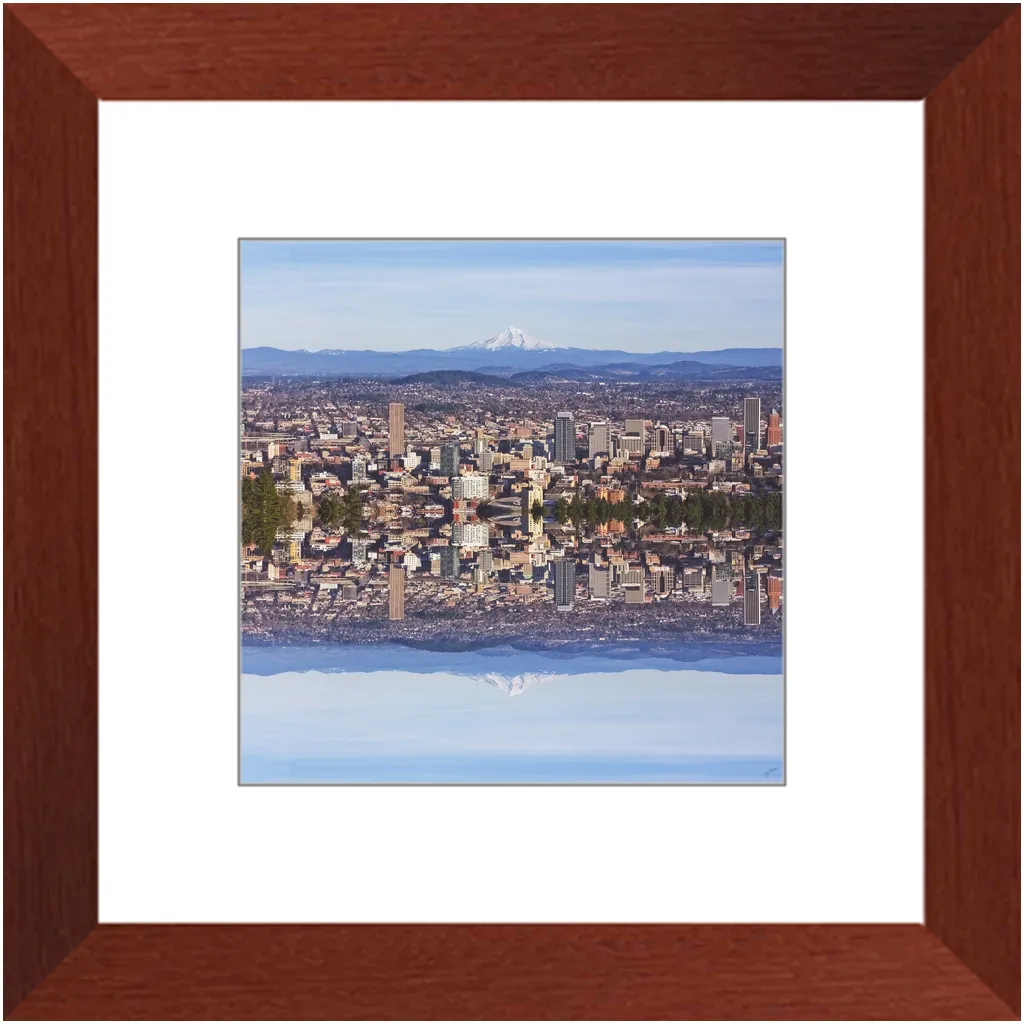 Portland, Portlandia, PDX Framed Art Print