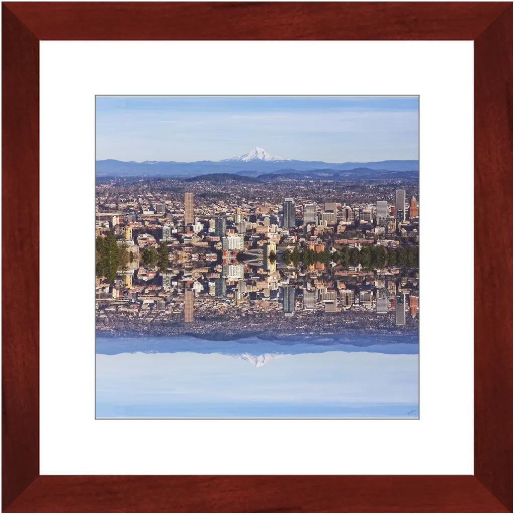 Portland, Portlandia, PDX Framed Art Print