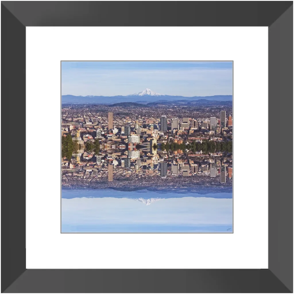 Portland, Portlandia, PDX Framed Art Print