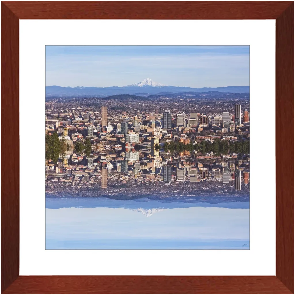 Portland, Portlandia, PDX Framed Art Print