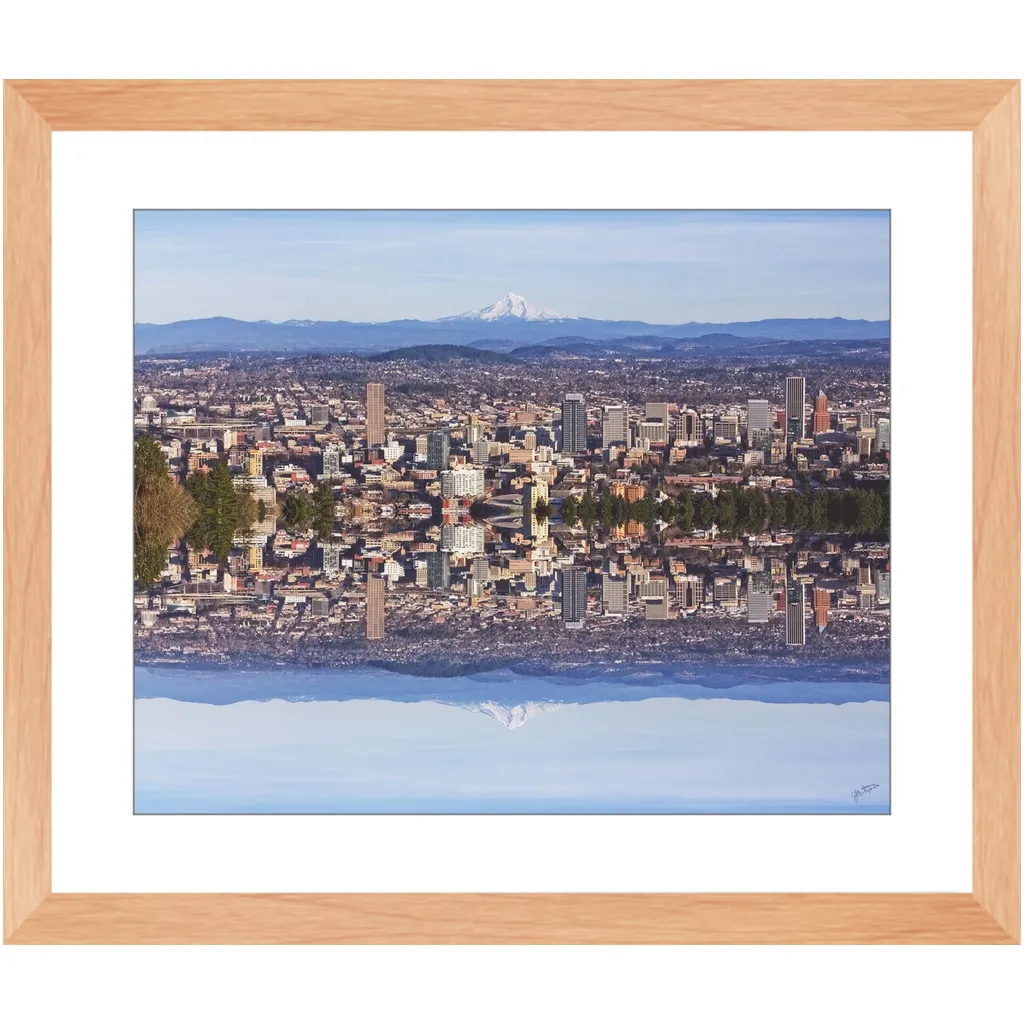 Portland, Portlandia, PDX Framed Art Print