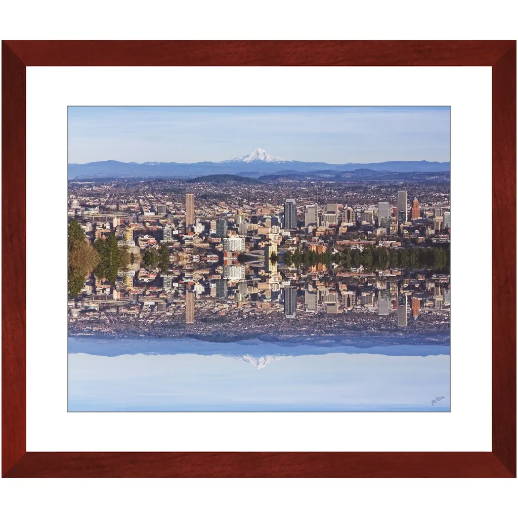 Portland, Portlandia, PDX Framed Art Print