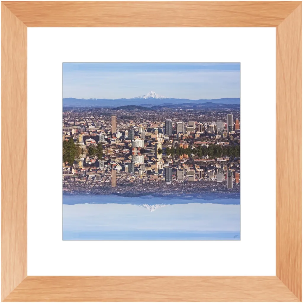 Portland, Portlandia, PDX Framed Art Print