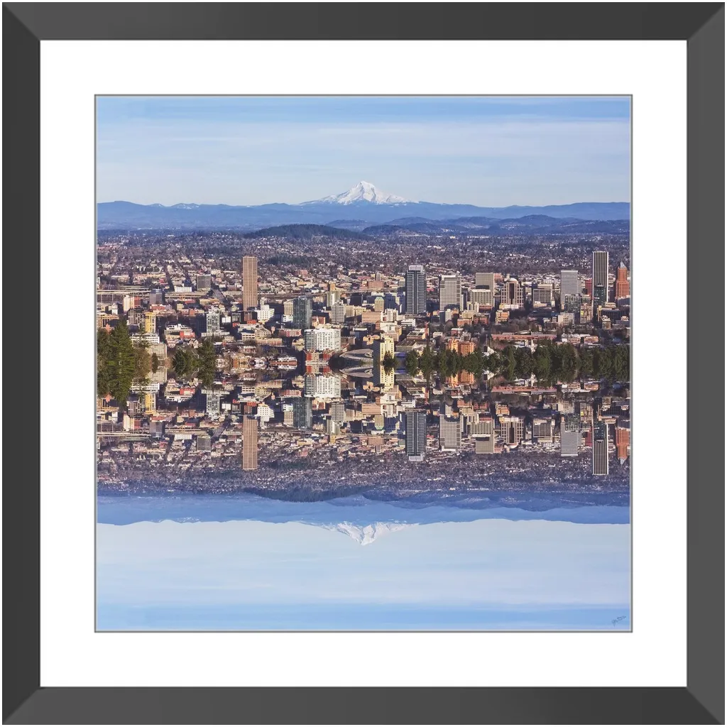 Portland, Portlandia, PDX Framed Art Print