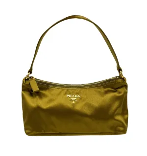 Prada Gold Logo Shoulder Bag