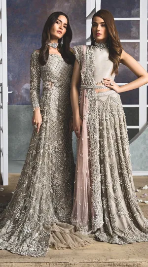 Pretty Embroidered Bridal Simple Lehenga Chunni #BN1080